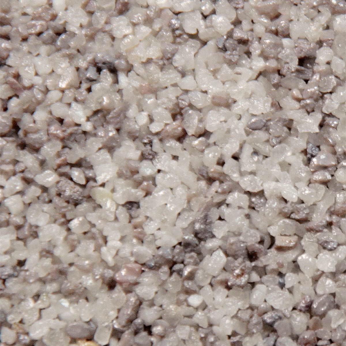 Terralith Buntsteinputz 14kg in hellgrau, Sockelputz für Innen und Außen mit Reinacrylat Bindemittel aus Naturstein, 1-2mm Körnung (BSP39)