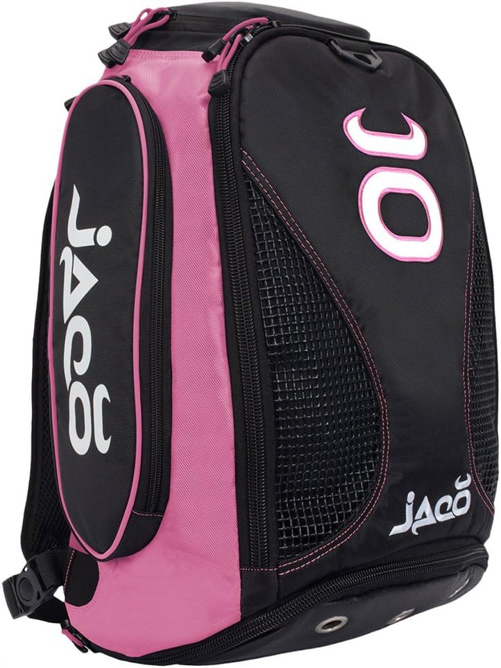 Jaco Compact Vented Convertible Equipment Bag - Black/Pink