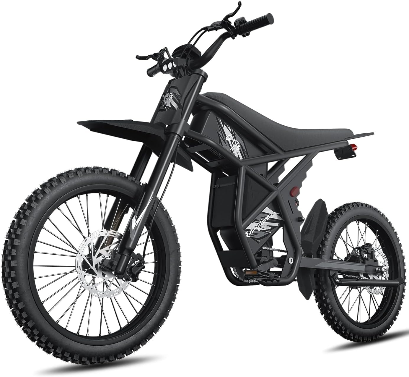 GT73 PRO/GT73 Electric Dirt Bike for Adults, 50MPH 60V 3000W / 37MPH 48V 2400W, 1747Wh/2160Wh Dual Battery Ebike Up to 85 Miles, 25" Motorcycle Tire, UL2849 All Terrain E Bike Full Suspension