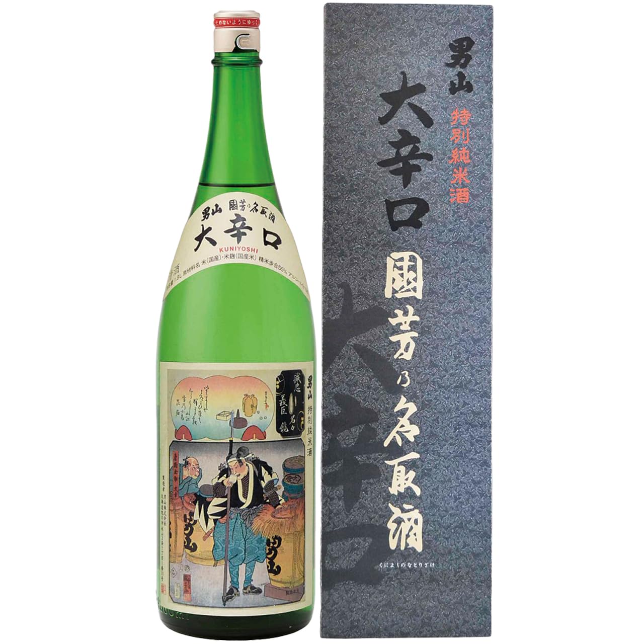 Amazon.co.jp: 男山 国芳乃名取酒 [ 日本酒 北海道 1800ml ] : 食品