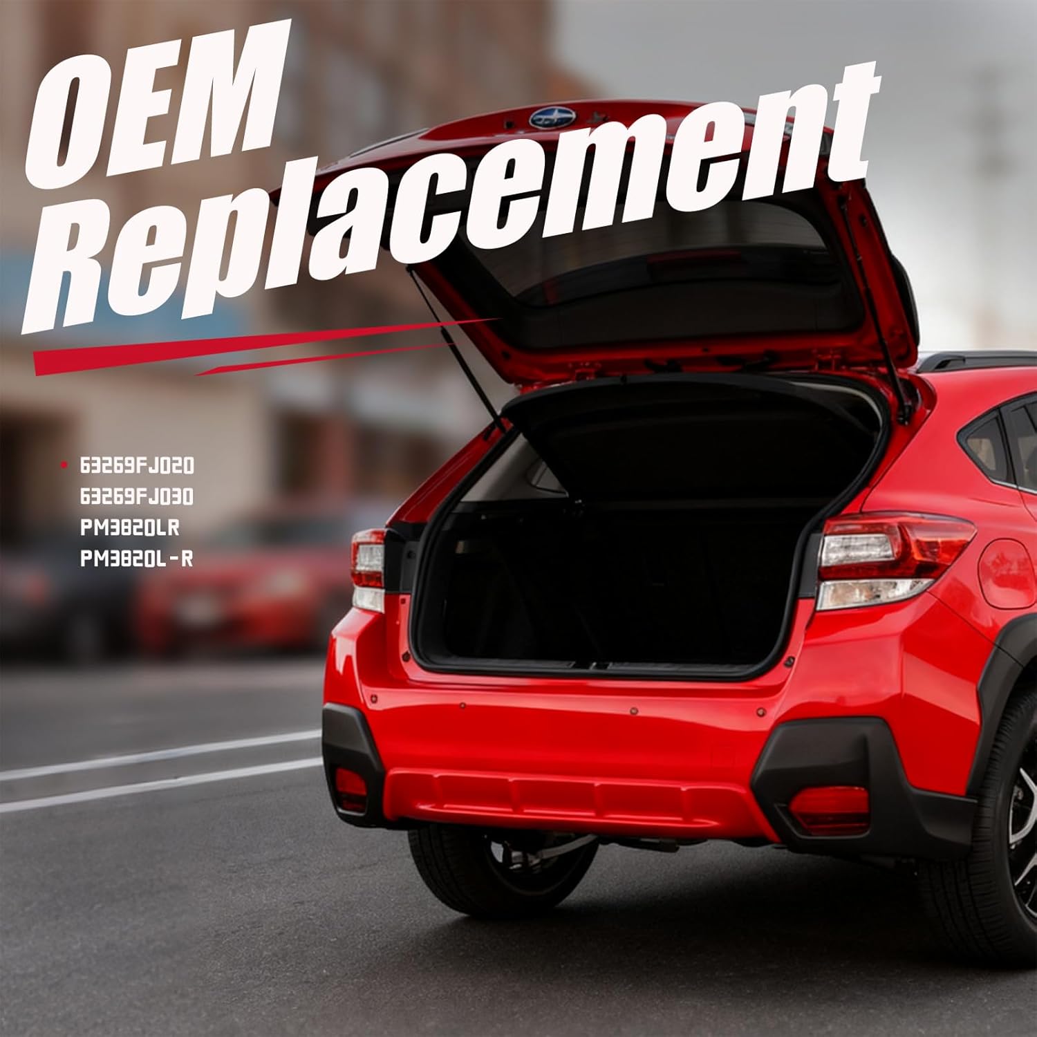 Vepagoo Rear Hatch Struts Fit for Subaru Crosstrek 2016-2017& Impreza 2012-2014, Liftgate Shocks Lift Supports for Subaru XV 2013-2017, Replacement 63269FJ020, 63269FJ030, RT551075, 2Pcs