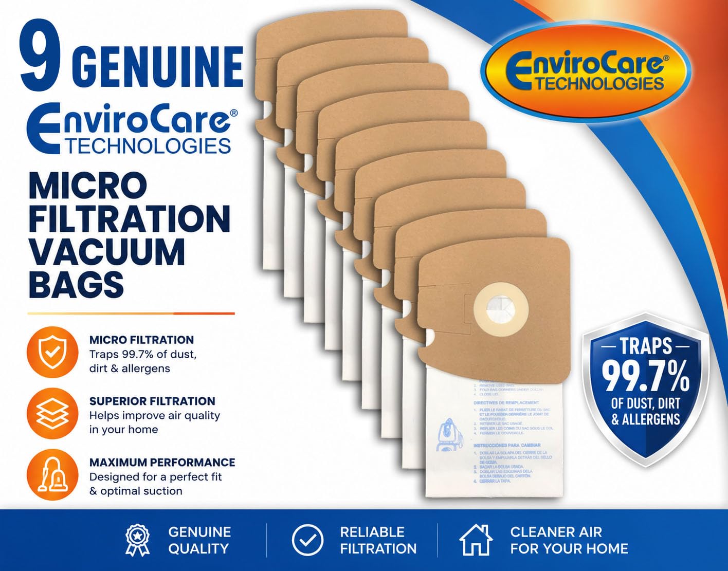 Eureka Vacuum Bags - Micro Filtration Replacement -3