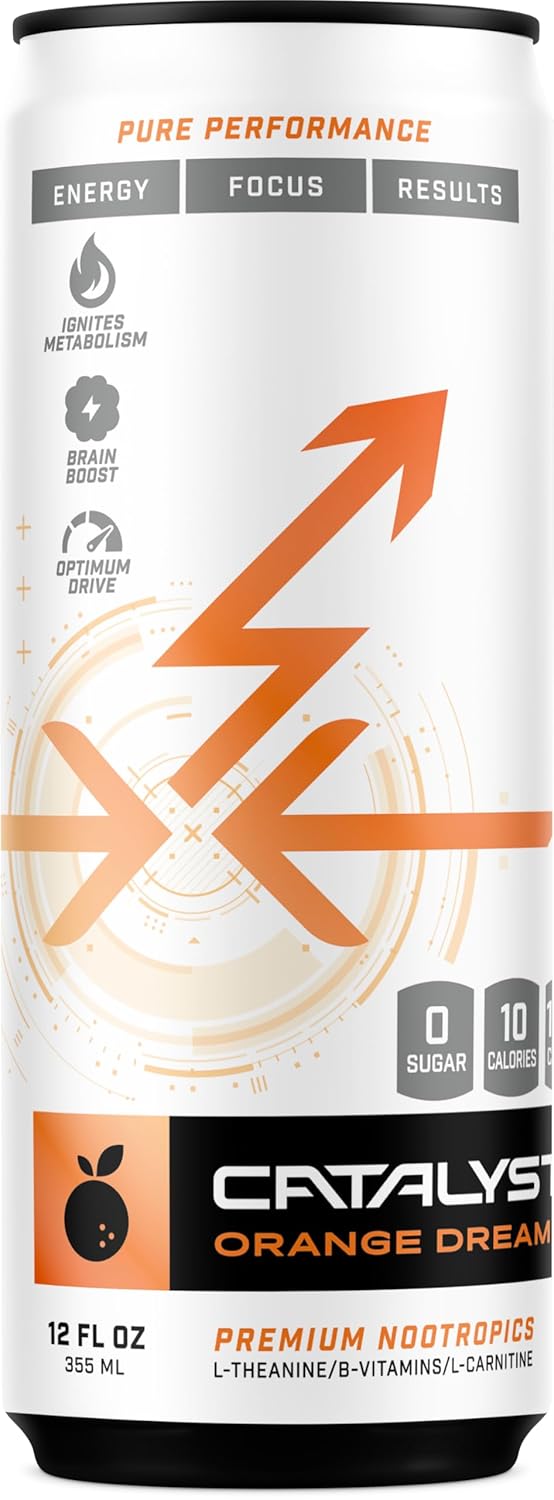 CATALYST | Orange Dream Energy Drink, 12 FL OZ, 12 Pack