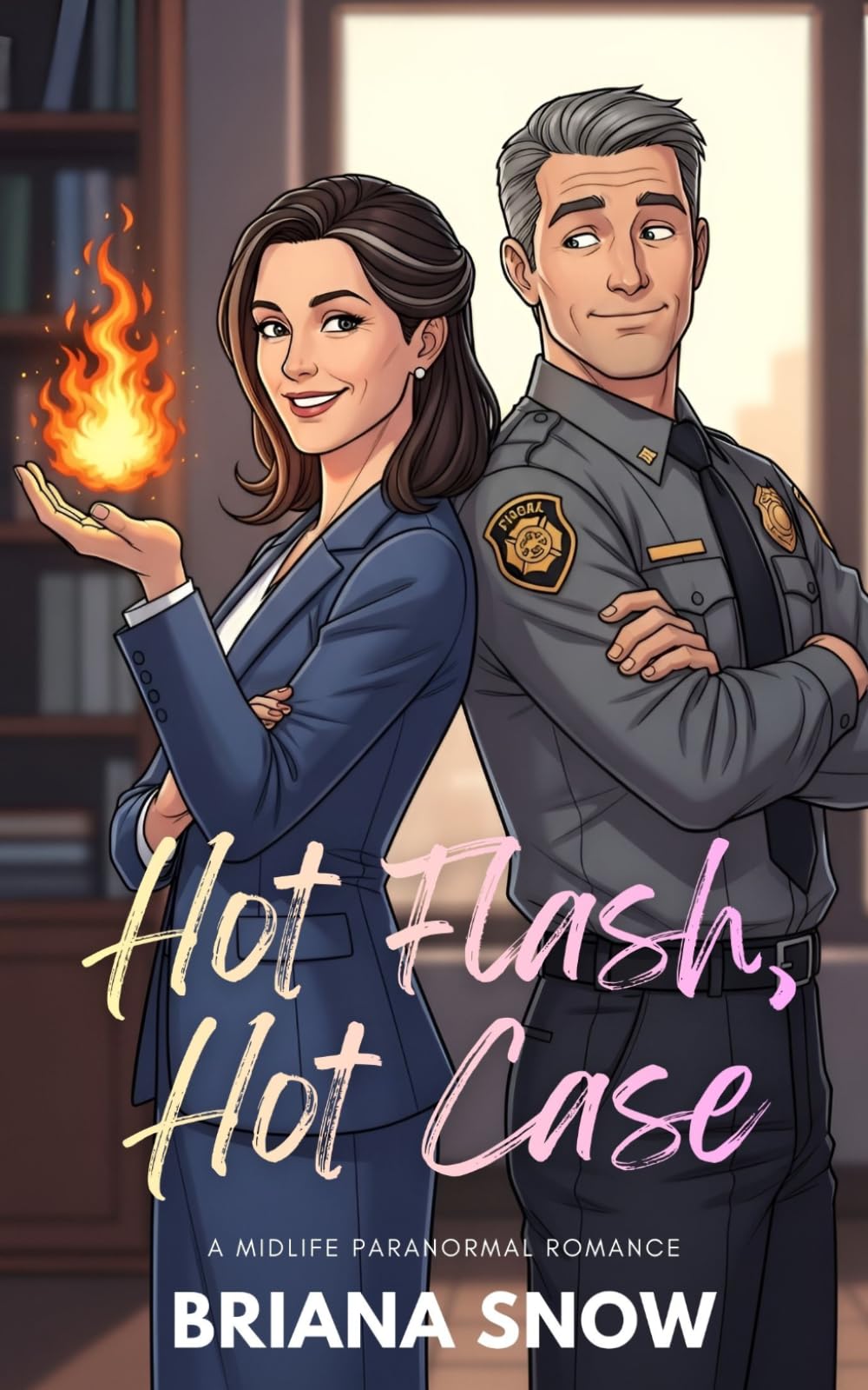 Hot Flash, Hot Case: A Midlife Paranormal Romance (Hexes & Hearts)