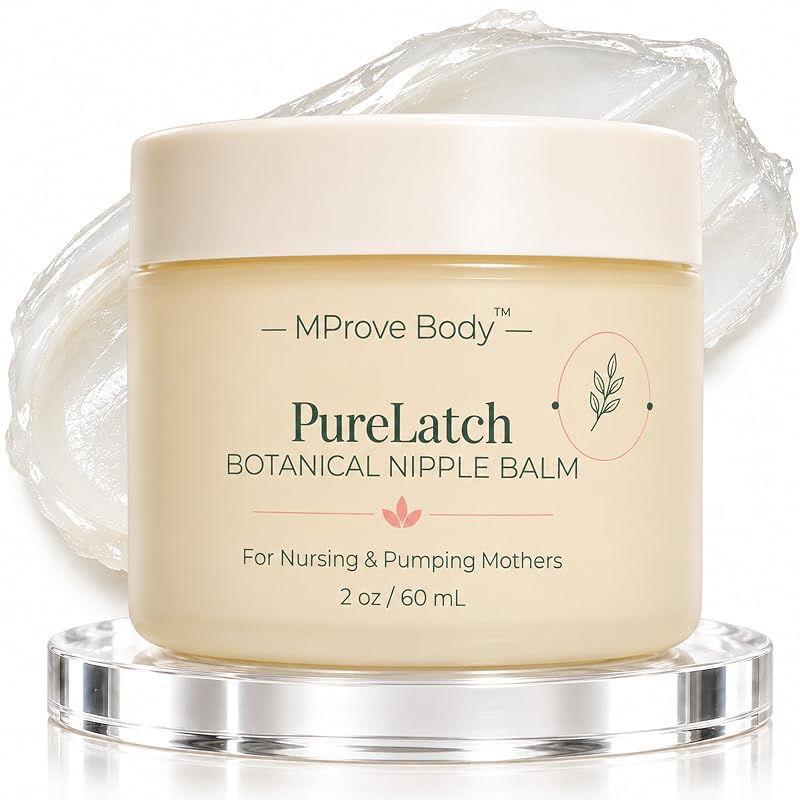 MPROVE Body PureLatch Botanical Bálsamo para Mamilos com Ingredientes Botânicos, 60 mL