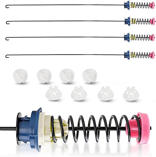 4 varillas de suspensión de 27 "reemplazan a W10440786 W10368626 W10368627 W10440739 para Whirlpool, Maytag Top Cargando Lavadoras