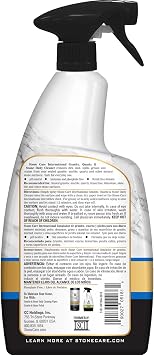 Stone Care International Granite Stone Cleaner and Polish Combo for Granite Marble Soapstone Quartz Quartzite Slate Limestone Corian Laminate Tile Countertop