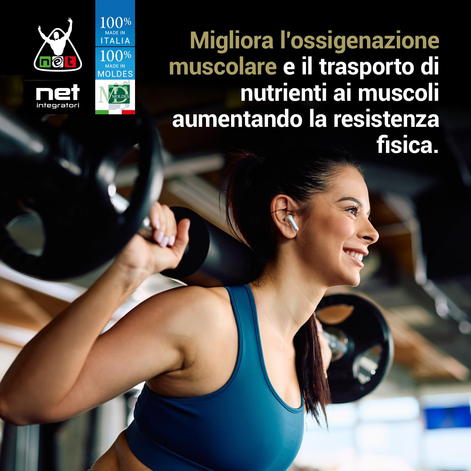 Net Integratori Citrullina Malato 1250 – 180 g Neutro – Integratore Pre Workout per Ossido Nitrico e Pump Muscolare – Massima Resistenza Fisica Energia e Recupero