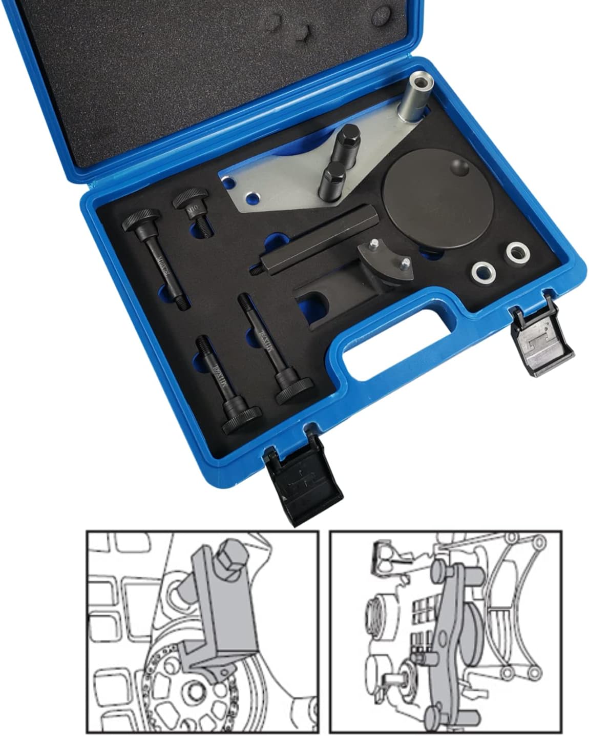 Vacuum Pump Seal Cap Remover And Installer Set Compatible With BMW N53 N54 N55 Engines
