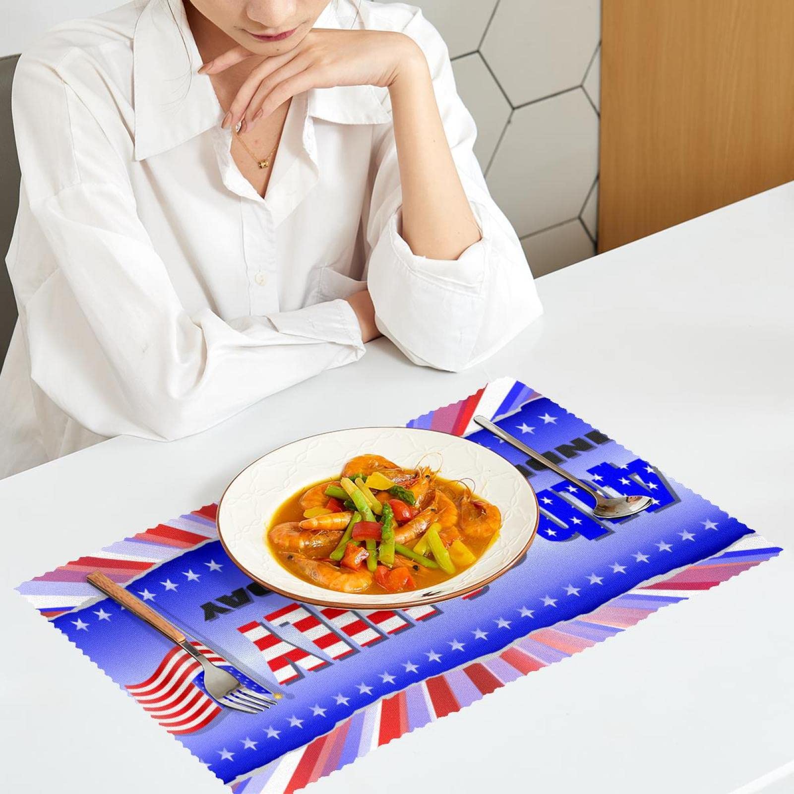 20 Tovaglioli Di Carta A Tema Bandiera Americana – 33x33 Cm, Per Feste 4 Luglio, Decorazioni Tavolo Indipendenza, Usa E Getta