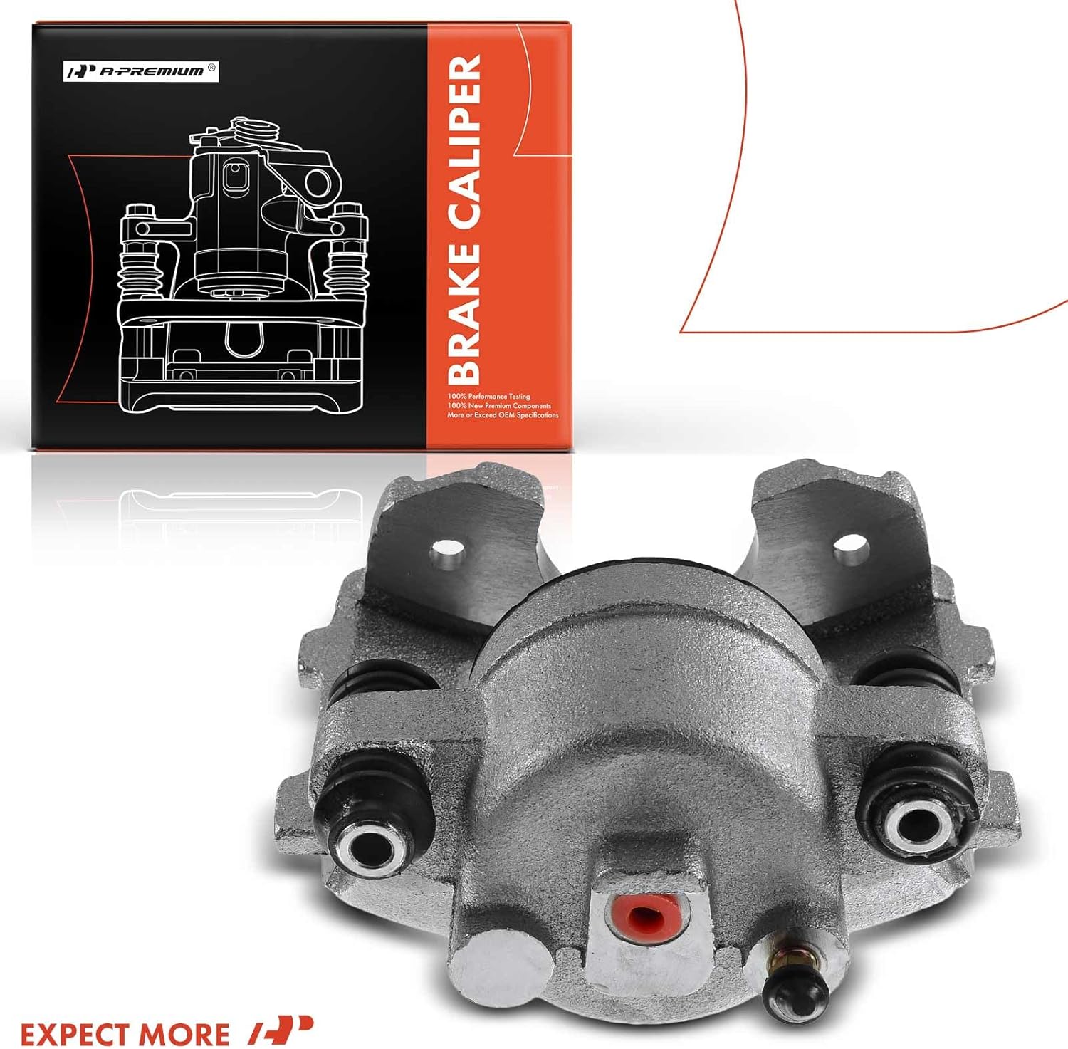 A-Premium Disc Brake Caliper Assembly Without Bracket Compatible with Select Jeep Models - Cherokee, Comanche, Grand Cherokee, TJ, Wagoneer, Wrangler - Front Driver and Passenger Side