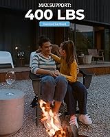 Vista 7 de BRIOPAWS Adirondack - Juego de 2 sillas para hoguera, de gran tamaño, plástico HDPE, resistente a la intemperie, para terraza, exterior, piscina