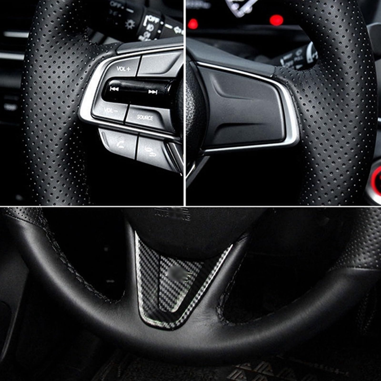 Sparco Coprivolante Sparco S122 rosso e nero in pelle scamosciata + PVC