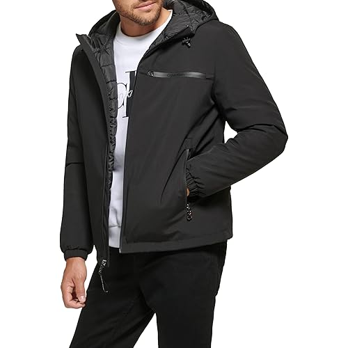 Calvin Klein Men's Hooded Windbreaker