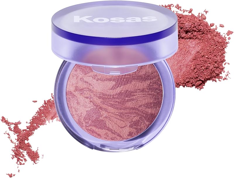 Blush Is Life Talc-Free Baked Powder Blush for Face, PinkyBrown Mauve | Hydrating baked blush with squalane and hyaluronic acid to deliver buildable color and a natural-looking glow.