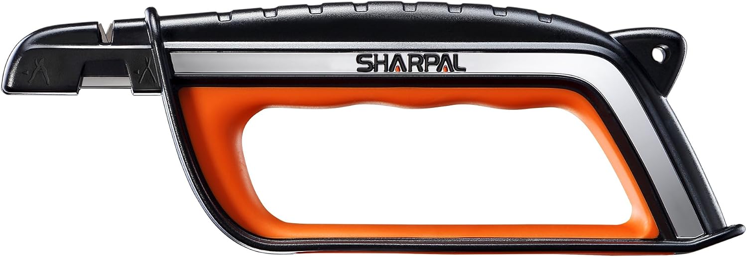 SHARPAL 103N All-in-1 Knife Garden Tool Multi-Sharpener for Lawn Mower Blade, Axe, Hatchet, Machete, Pruner, Hedge Shears, Scissors