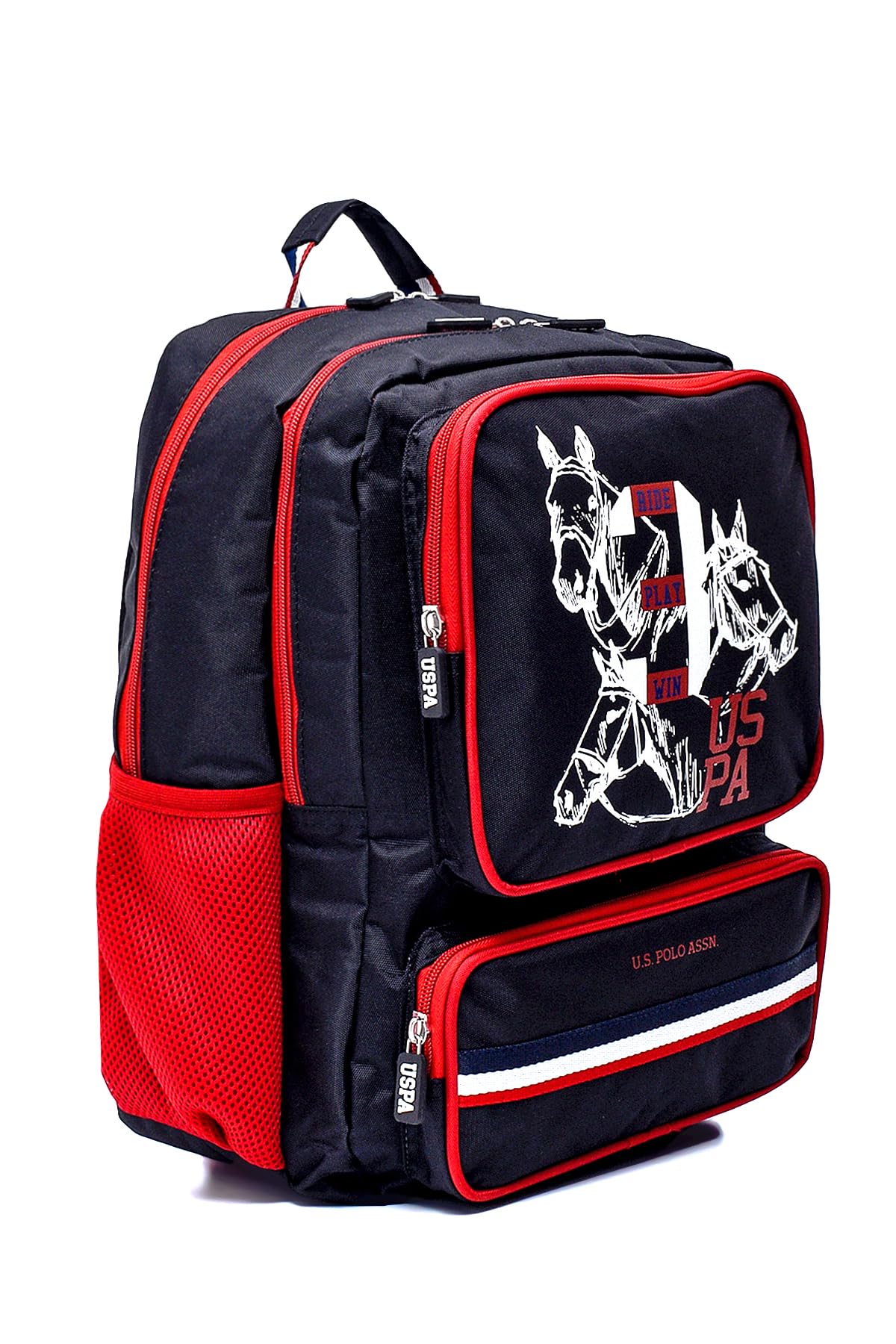 U.S. POLO ASSN. U.S. Polo. Assn. Erkek Çocuk Okul Çanta Seti Plset091110,Siyah Tek Ebat