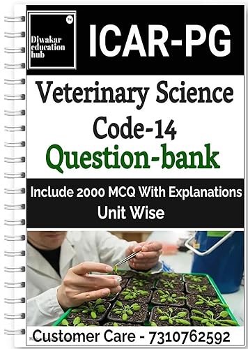 ICAR PG Veterinary science [Code-14] Question Answer Book 2000+MCQ With Solution Chapter Wise