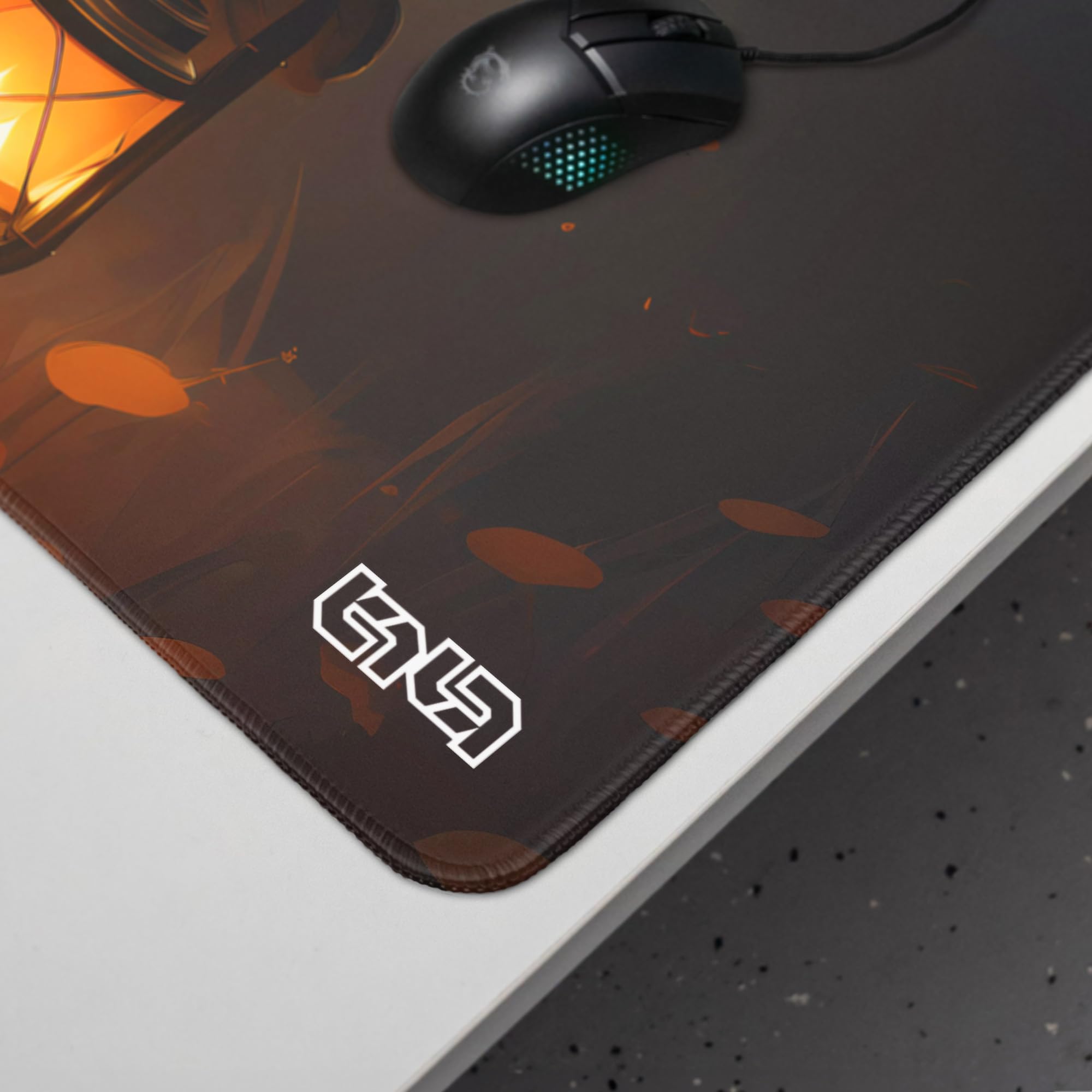 Tilt Schreibtischunterlage 90x40 cm Gaming Mauspad XXL | Rutschfester Mousepad Groß für Schreibtisch und PC Gadgets | Wasserdichter Desk Mat (Not Afraid at All)