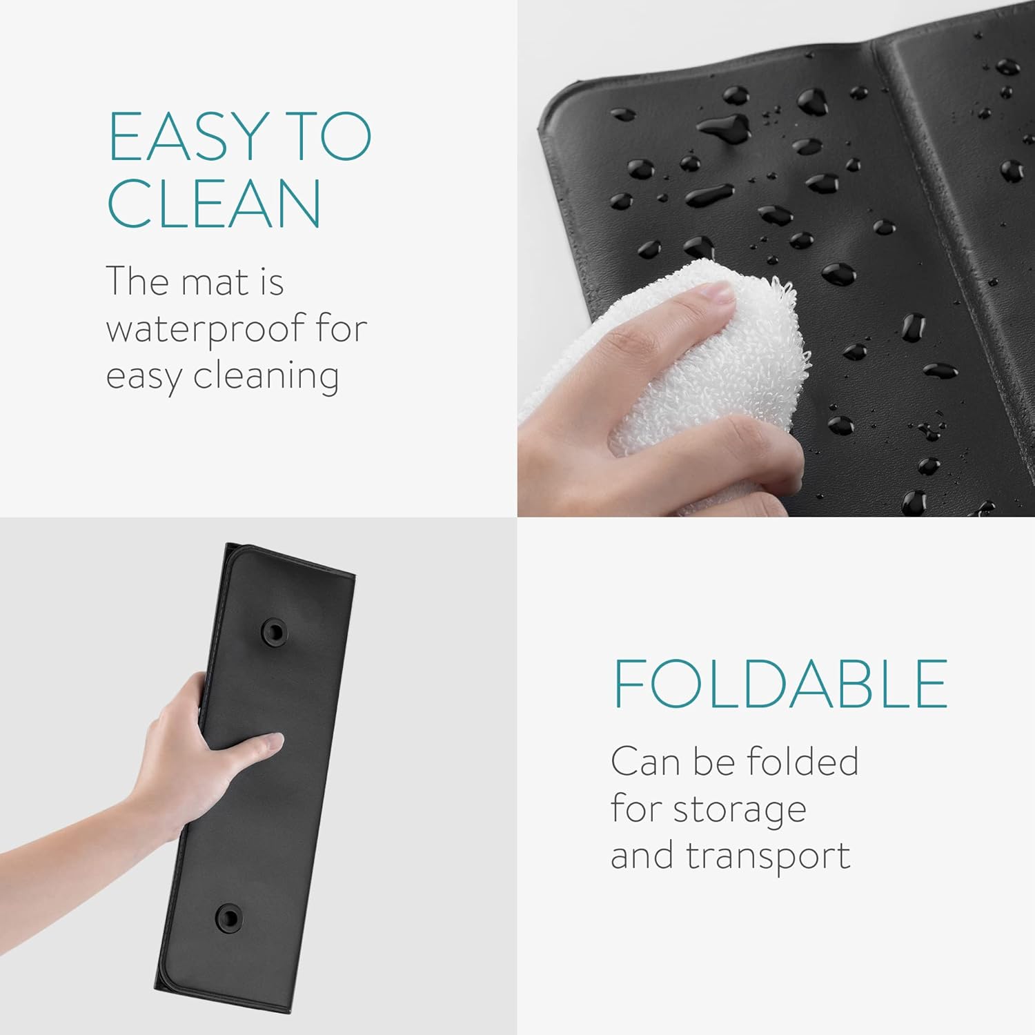 Navaris Tool Holder Mat 30 x 30 cm Flexible Tray Pad to Hold