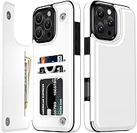 Vista 464 de LETO para iPhone 15 Pro Funda tipo cartera - Tapa tipo folio con patada - Diseños de moda - Tarjetero - Funda protectora para mujeres y niñas - 6.1