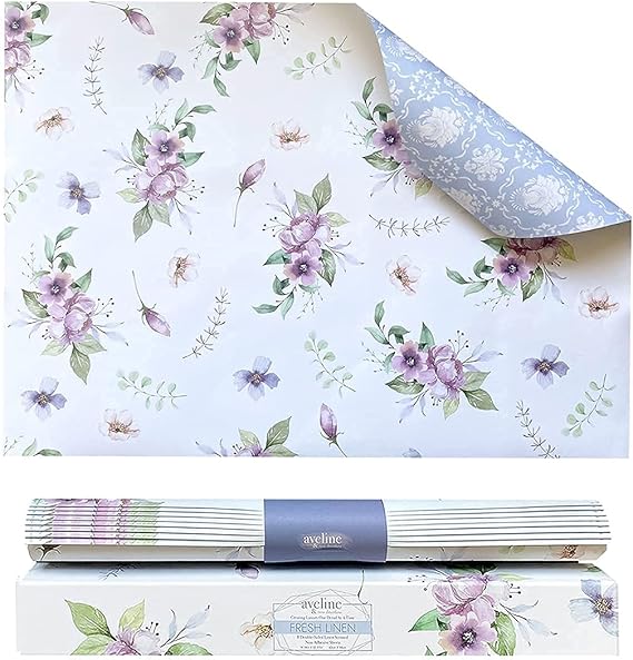 Linen Scented Drawer Liners for Dresser 8 Sheets Non