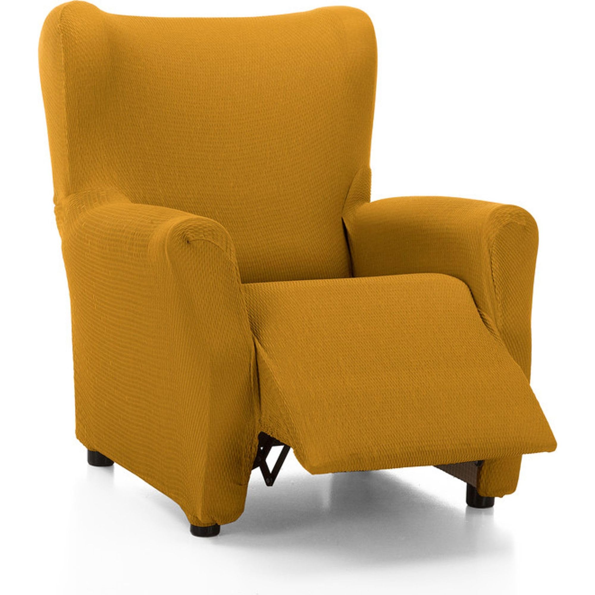 ECOMMERC3 Sofaüberwurf für Vollständige Entspannung - Farbe Senf - rutschfest und super verstellbar, 100% Made in Spain