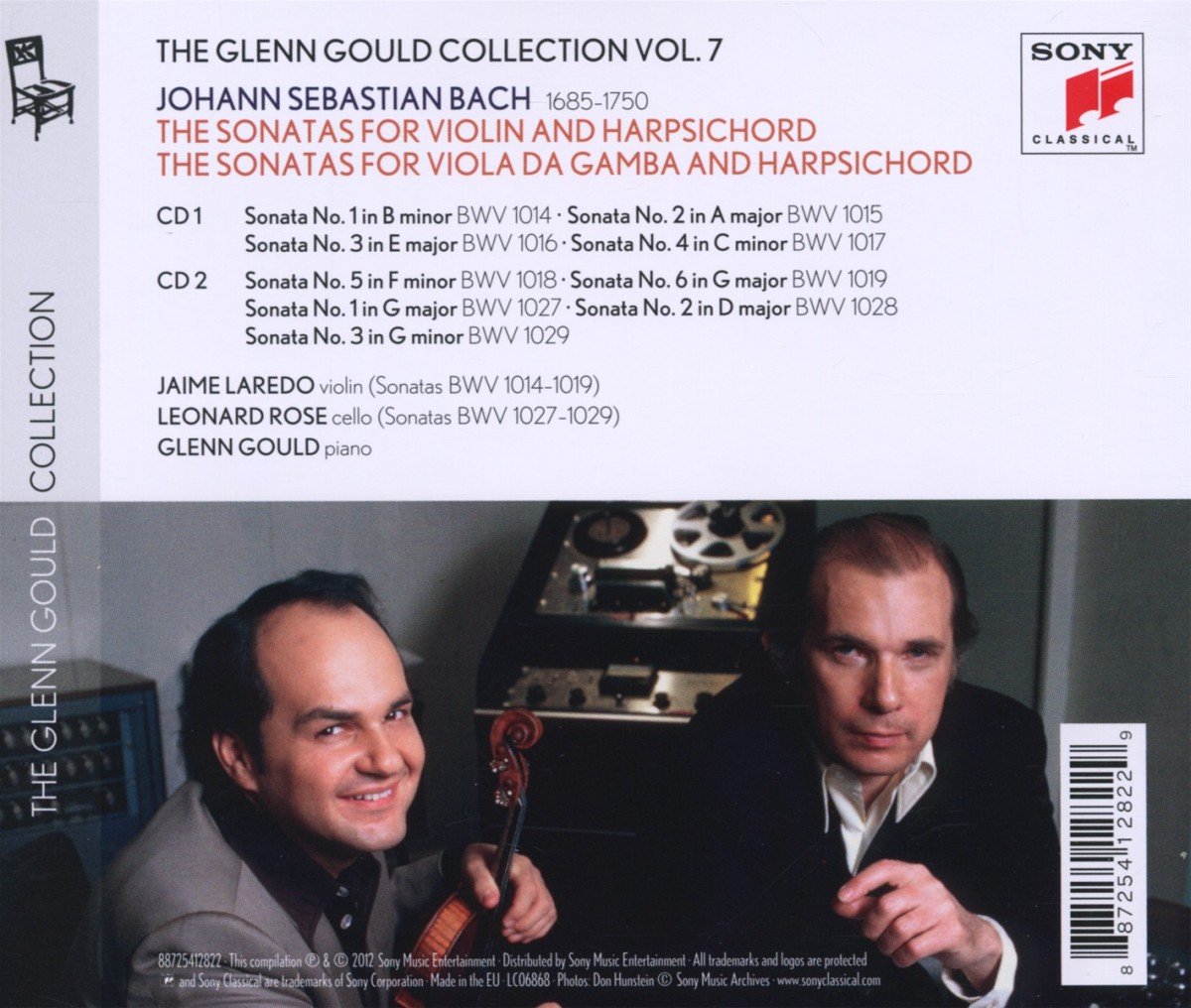 Glenn Gould Plays Bach: The 6 Sonatas Fo