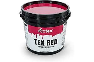 Ecotex® Tex-Red Screen Printing Emulsion (32oz) - Pre-Sensitized Photo Emulsion for Silk...