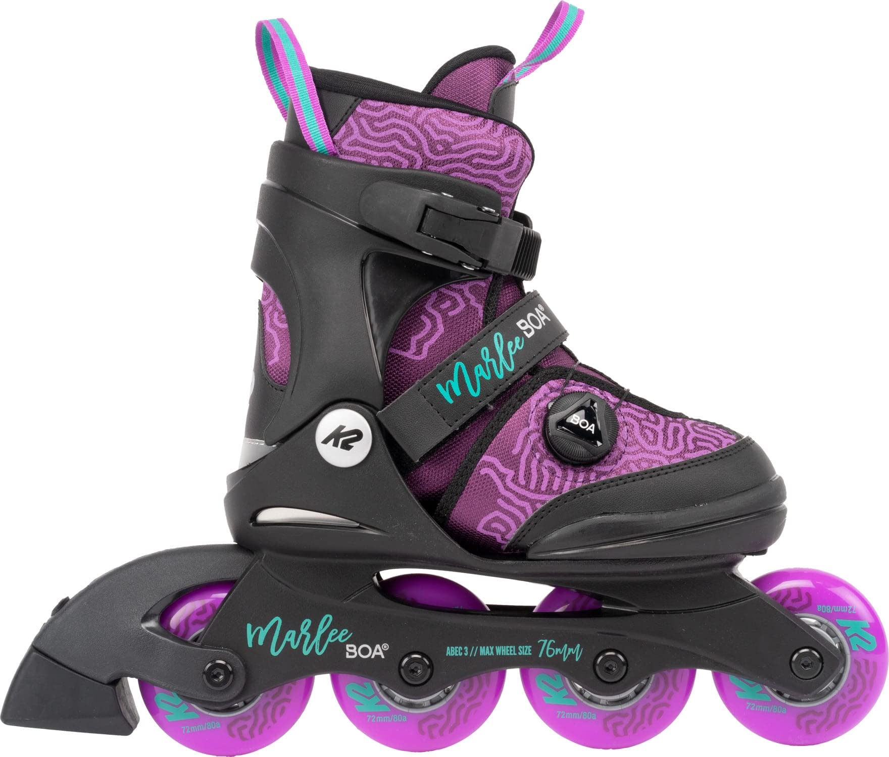 Skets Inline Snapklik.com : K2 Marlee Boa Girls Adjustable Inline Skates