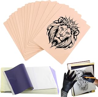 Tattoo Skin 10pcs & Tattoo Transfer Paper 20pcs Tatttoo Practice Kit