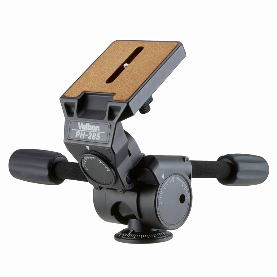 Amazon | Velbon 3Way雲台 PH-285 大型 底面径66mm コマ止め方式