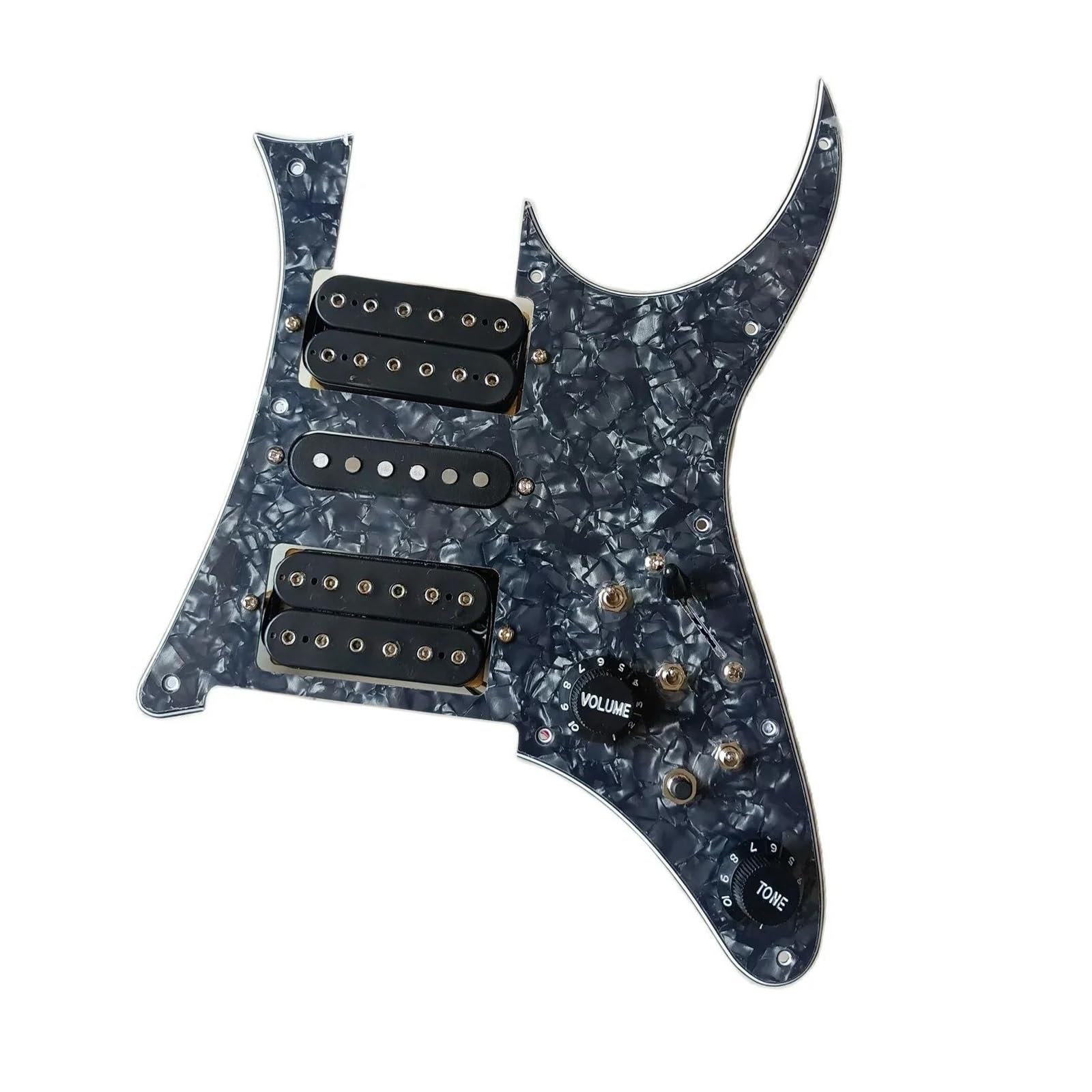 Aggiorna Il Battipenna Precablato HSH Con Pickup Alnico V Set Di Interruttori Multifunzione A 7 Vie Per Chitarra Elettrica(3/4)