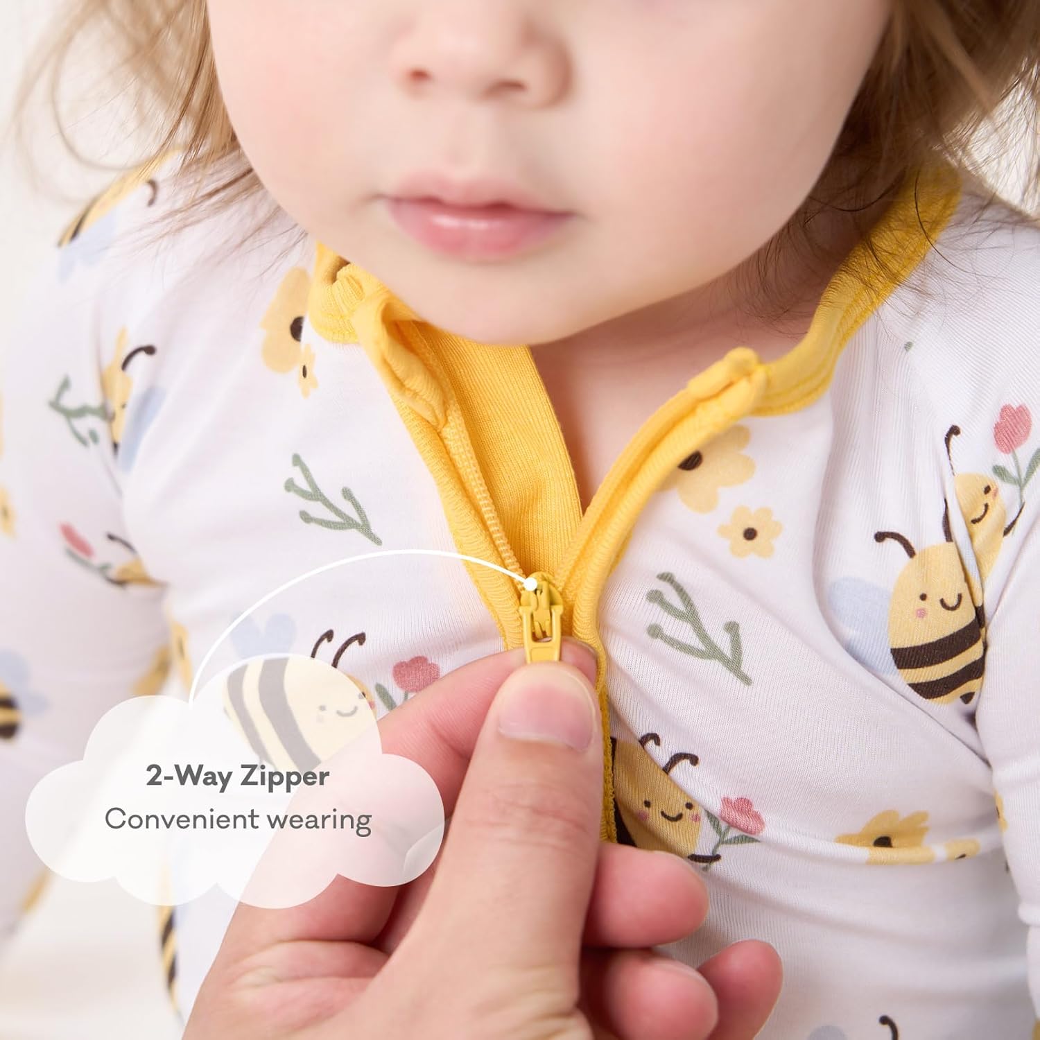 pureborn Baby Infant Boys Girls Sleeper Snug Fit Viscose from Bamboo Pajamas 0-24 Months - Image 5