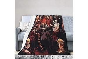 Anime Overlord Flannel Blanket: Embrace the Epic World of Ainz Ooal Gown