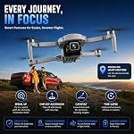 Holy Stone HS360D 4K UHD Camera Drone for Adults, Under 249g Foldable FPV RC Quadcopter with 80 Min Flight Time and 20,000 ft Long Range