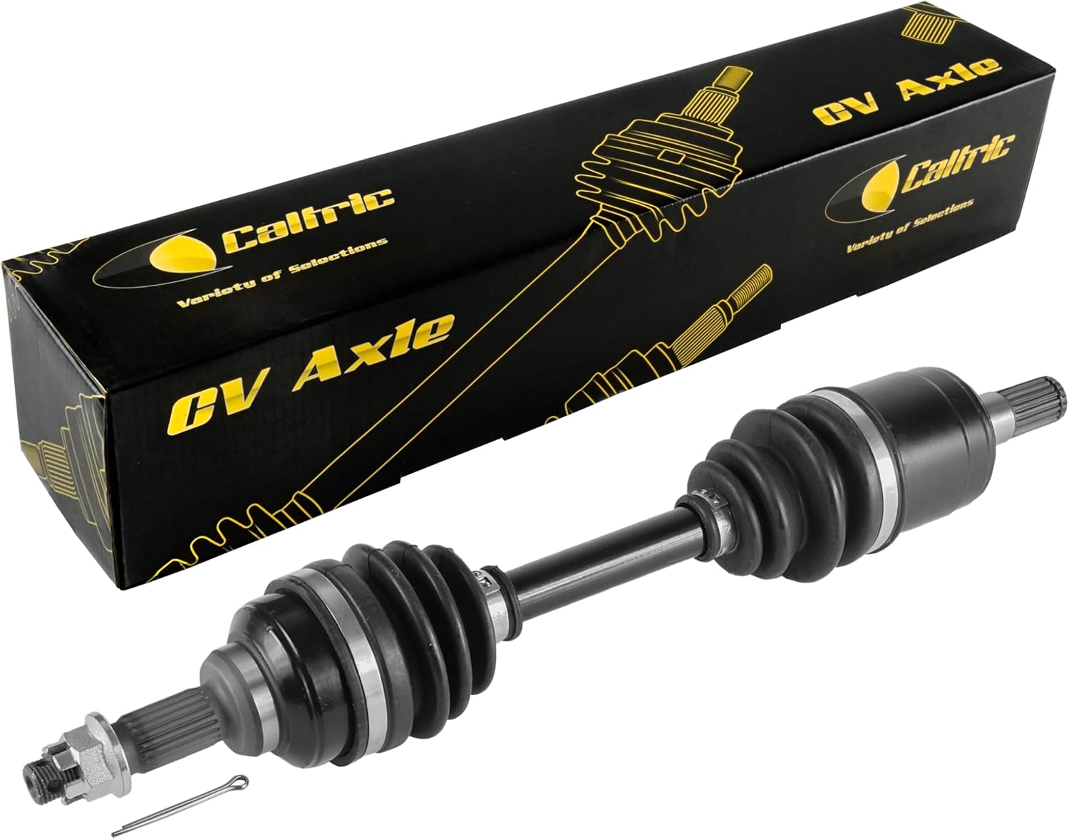 Caltric Front Left Complete Cv Joint Axle Compatible with Honda Foreman 450 TRX450FE TRX450FM Es S 2002-2004