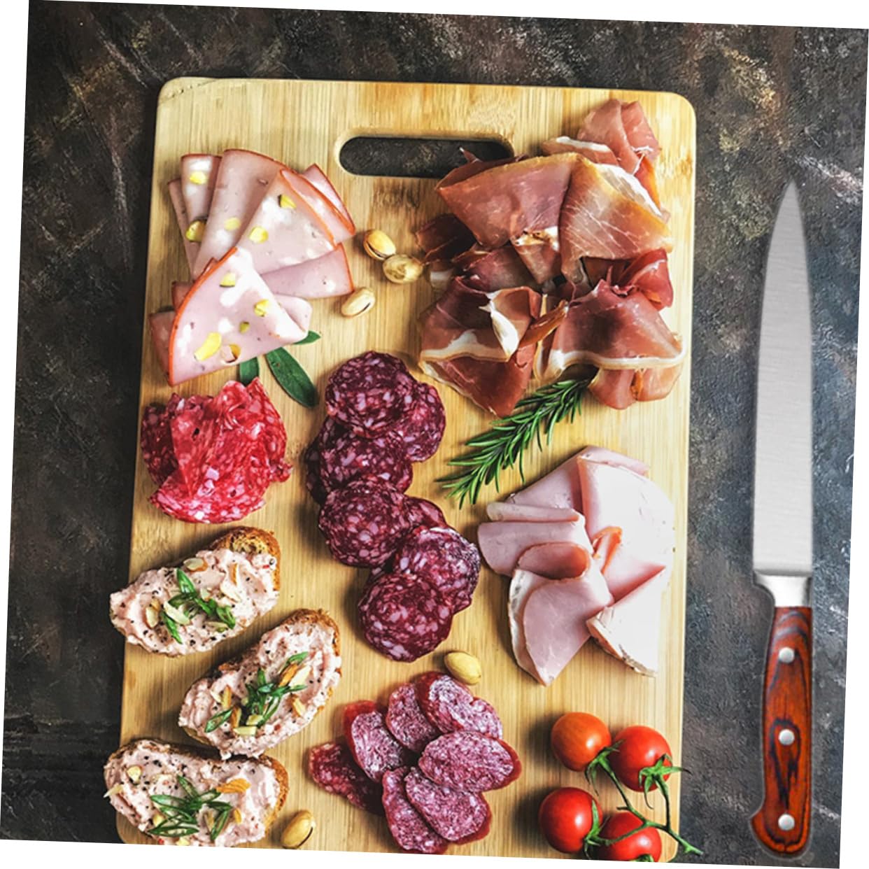 BESPORTBLE Cuchillo y Tenedor para Barbacoa Herramientas De Acero Inoxidable Mango De Madera para Outdoor Carne Parrillas Cortador y Tenedor para Carne De Cerdo Oveja