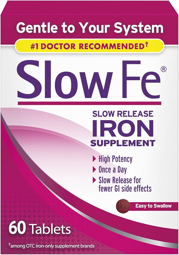 Slow Fe 45mg Iron Supplement for Iron Deficiency