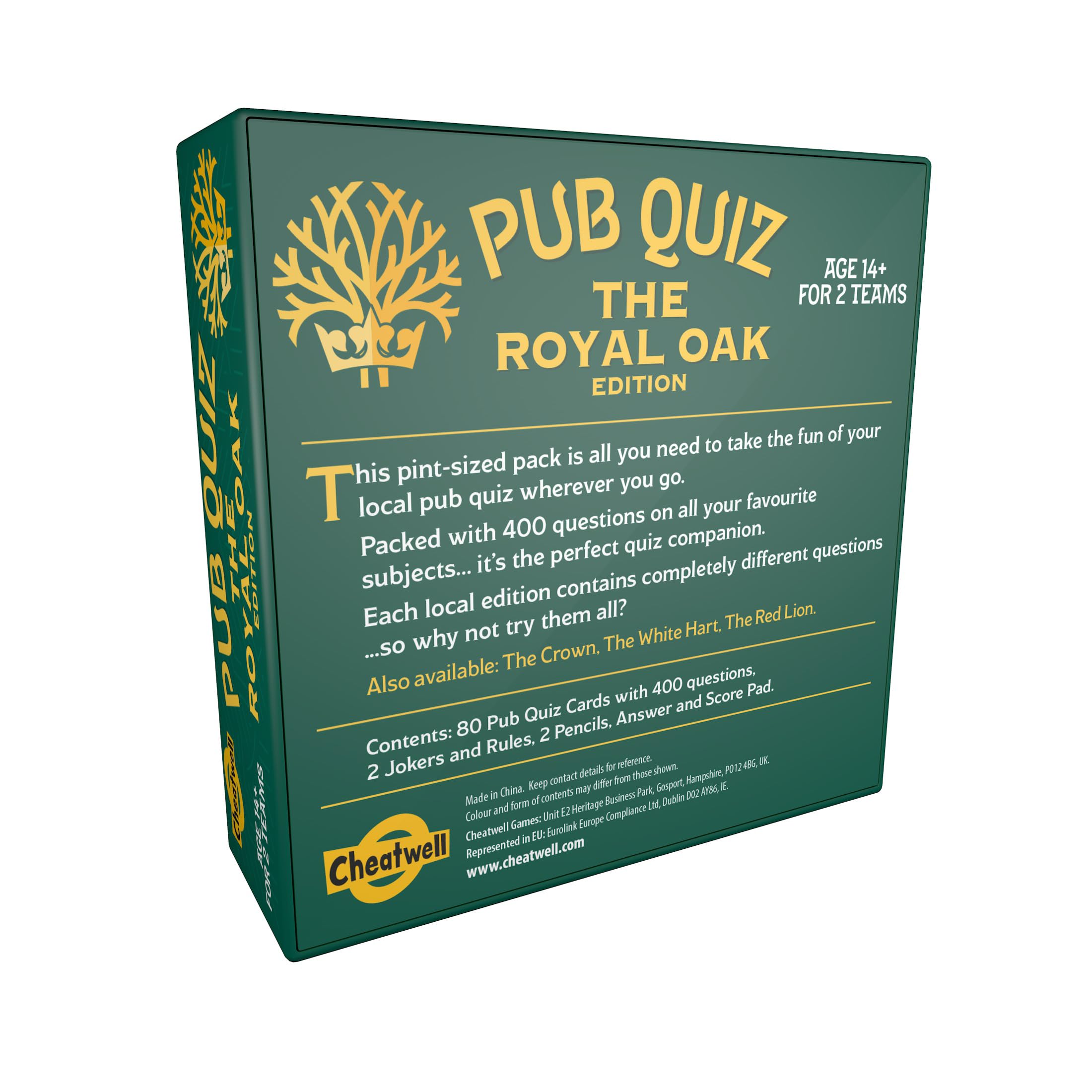 Buy Cheatwell Games Host Your Own Pub Quiz Trivia Game From The UK - View #7