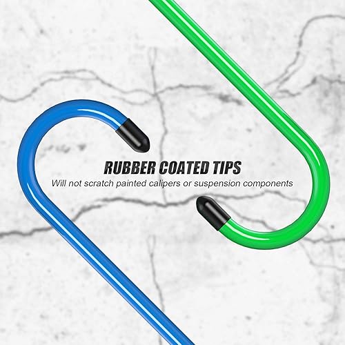 Miniatura 3 de 6 ganchos de pinza de freno con puntas de goma, herramienta automotriz para frenar, rodar, eje y trabajos de suspensión