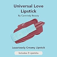 Vista 2 de Carmindy Beauty - Lápiz labial Universal Love Perfect Rose - Paquete de 2