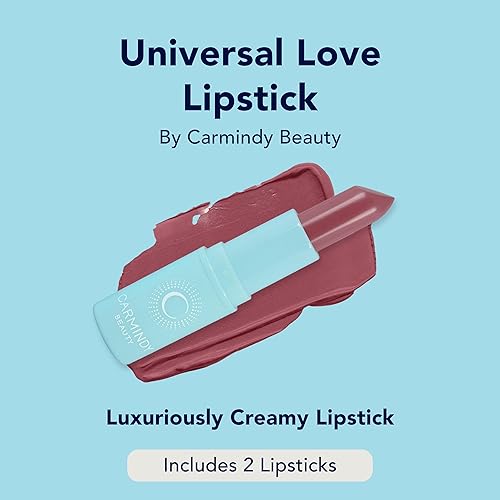 Miniatura 2 de Carmindy Beauty - Lápiz labial Universal Love Perfect Rose - Paquete de 2