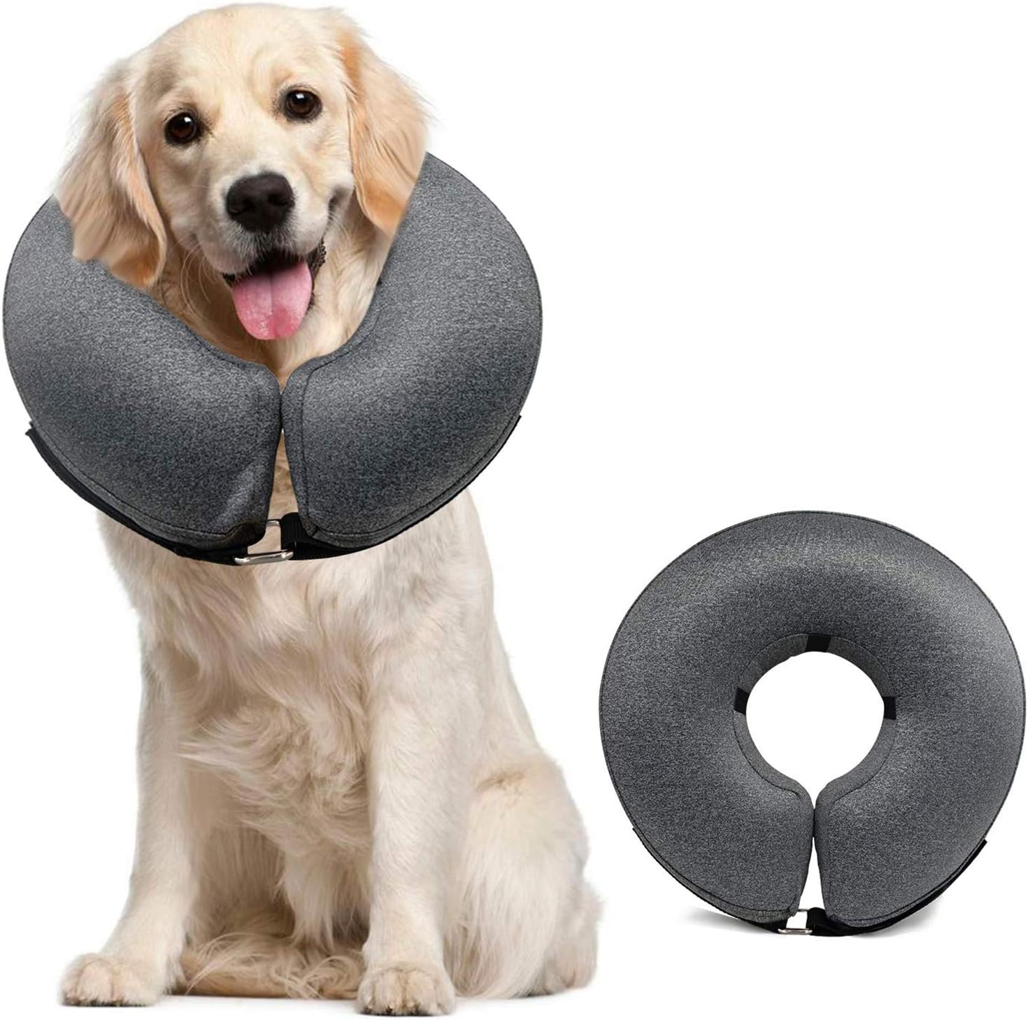 Pet Inflatable Collar for After Surgery,Soft Protective Recovery Collar