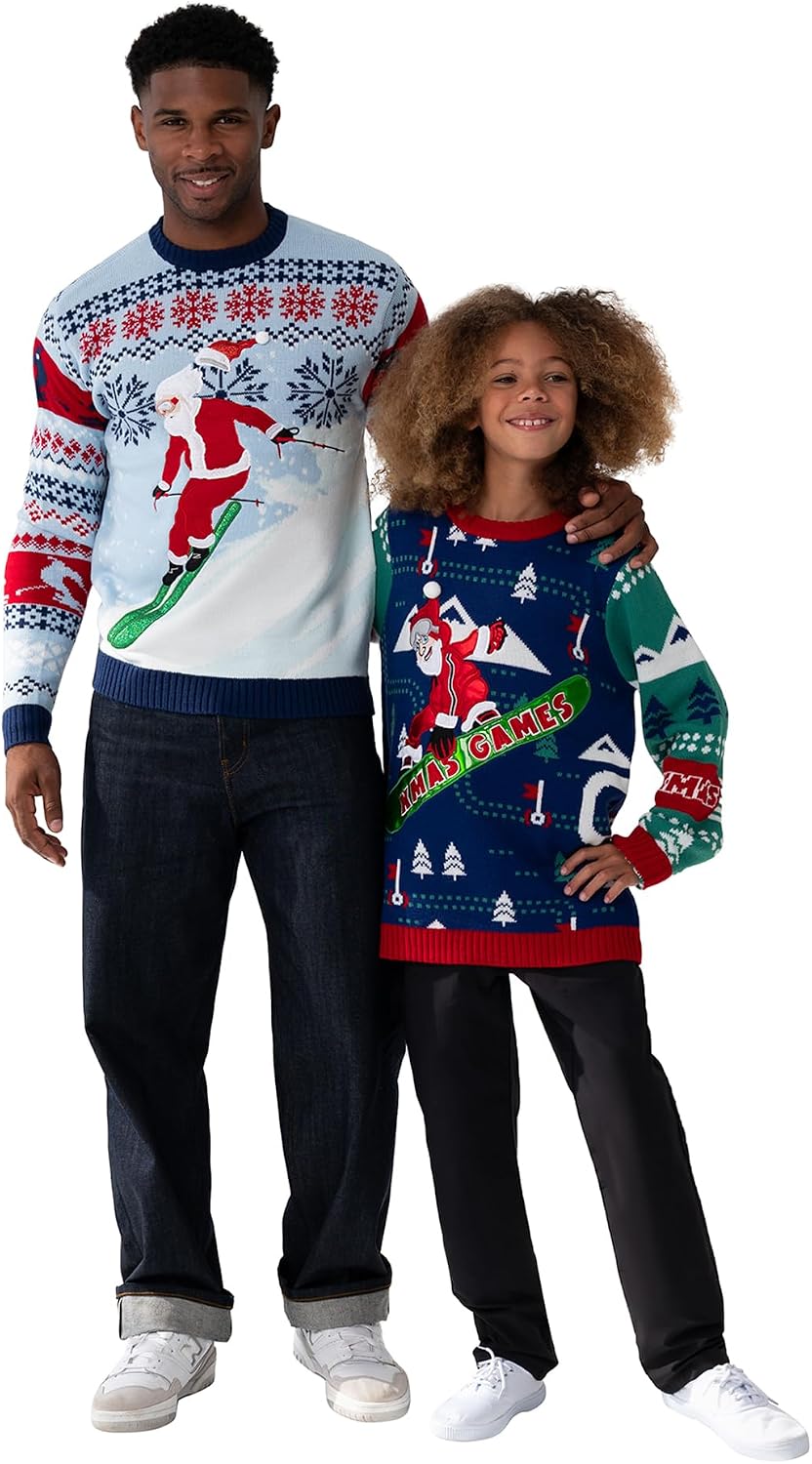 Blizzard Bay Boys Ugly Christmas Crewneck Sweater