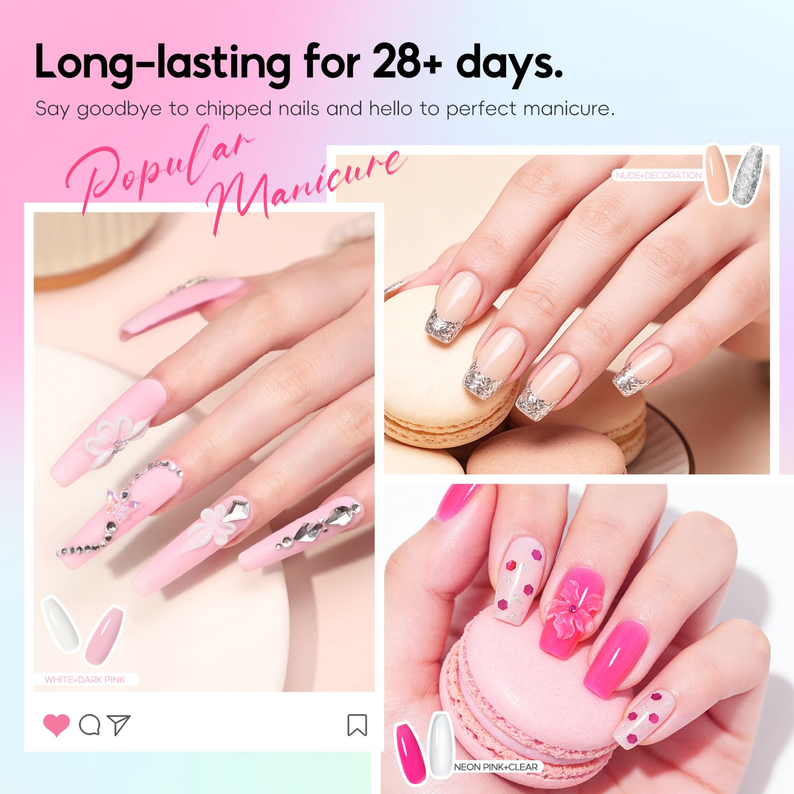 COSCELIA Acrylic Nail Kit with Acrylic Powder