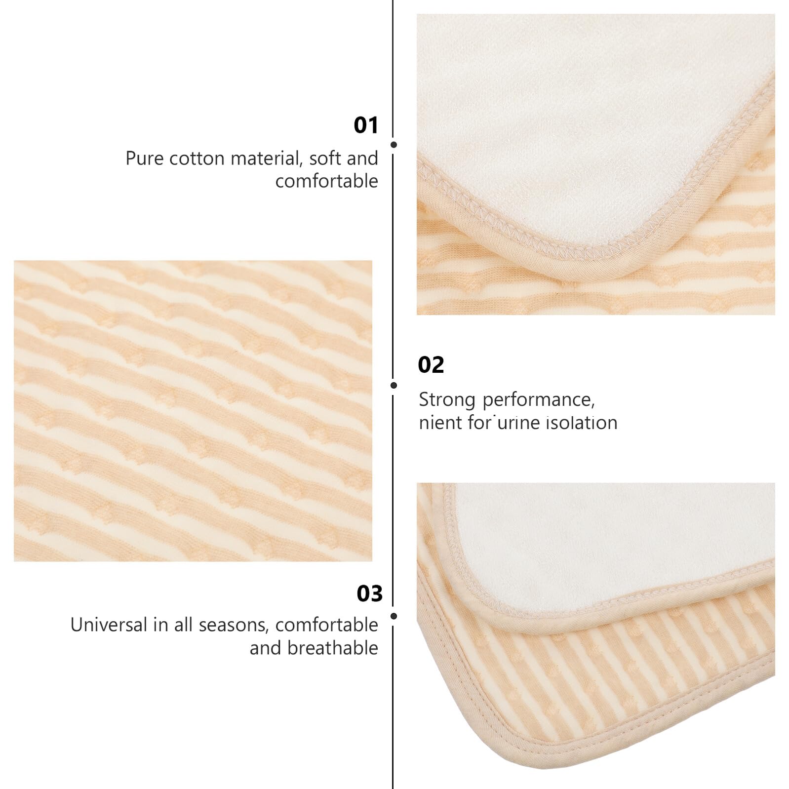 VANZACK 6 Pezzi Tappetini Igienici per in Lavabili e Riutilizzabili Antiodore e Assorbenti per Addestramento Protezione Pavimenti ed Esterni Pet Pad