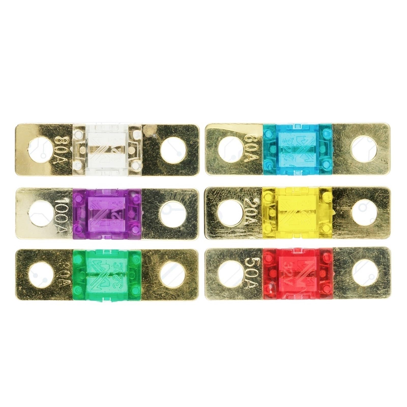 Classification des fusibles Mini ANL 150A pour électronique embarquée 32V