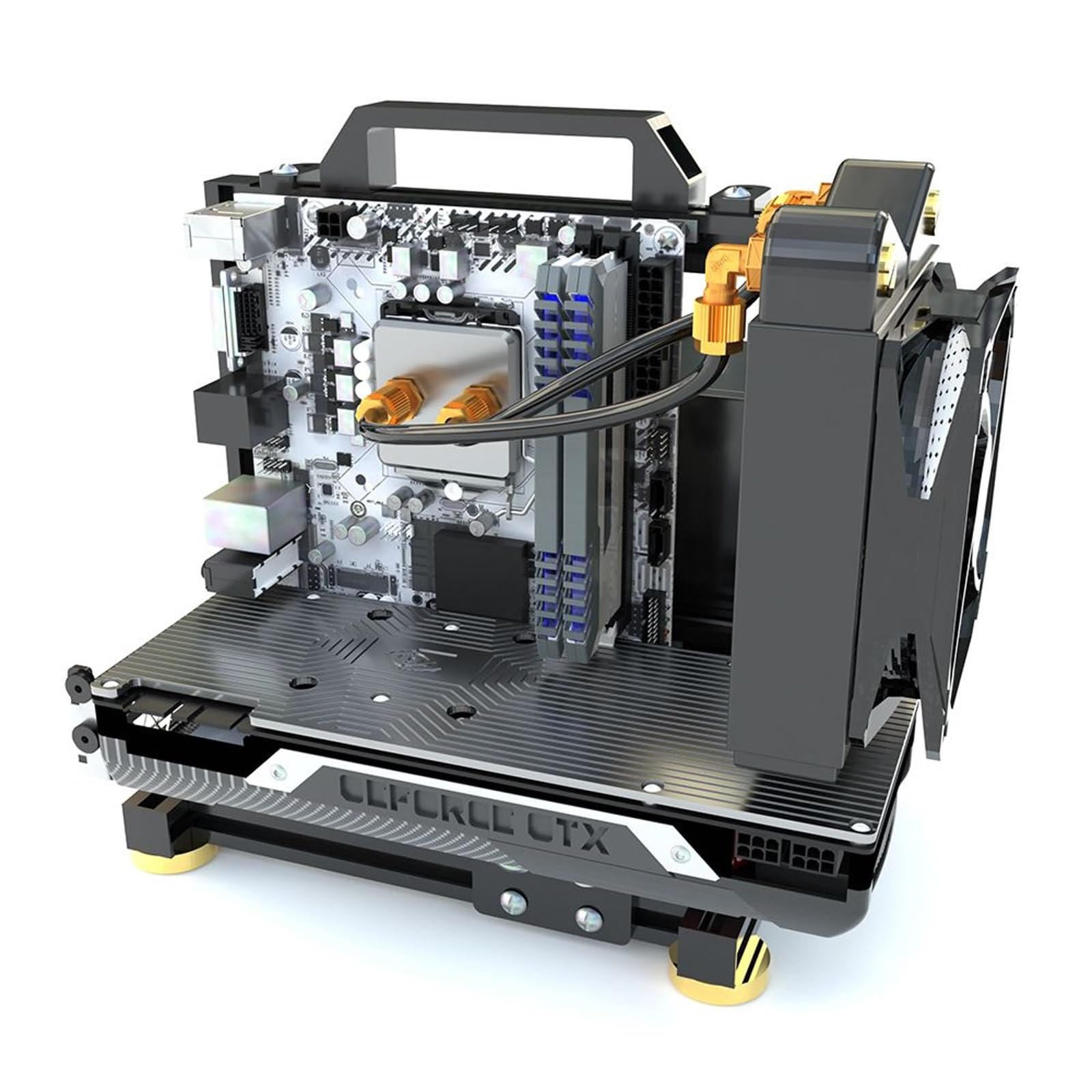 Amazon.co.jp: オープンシャーシ オープンフレーム PCケース用 ITX/M