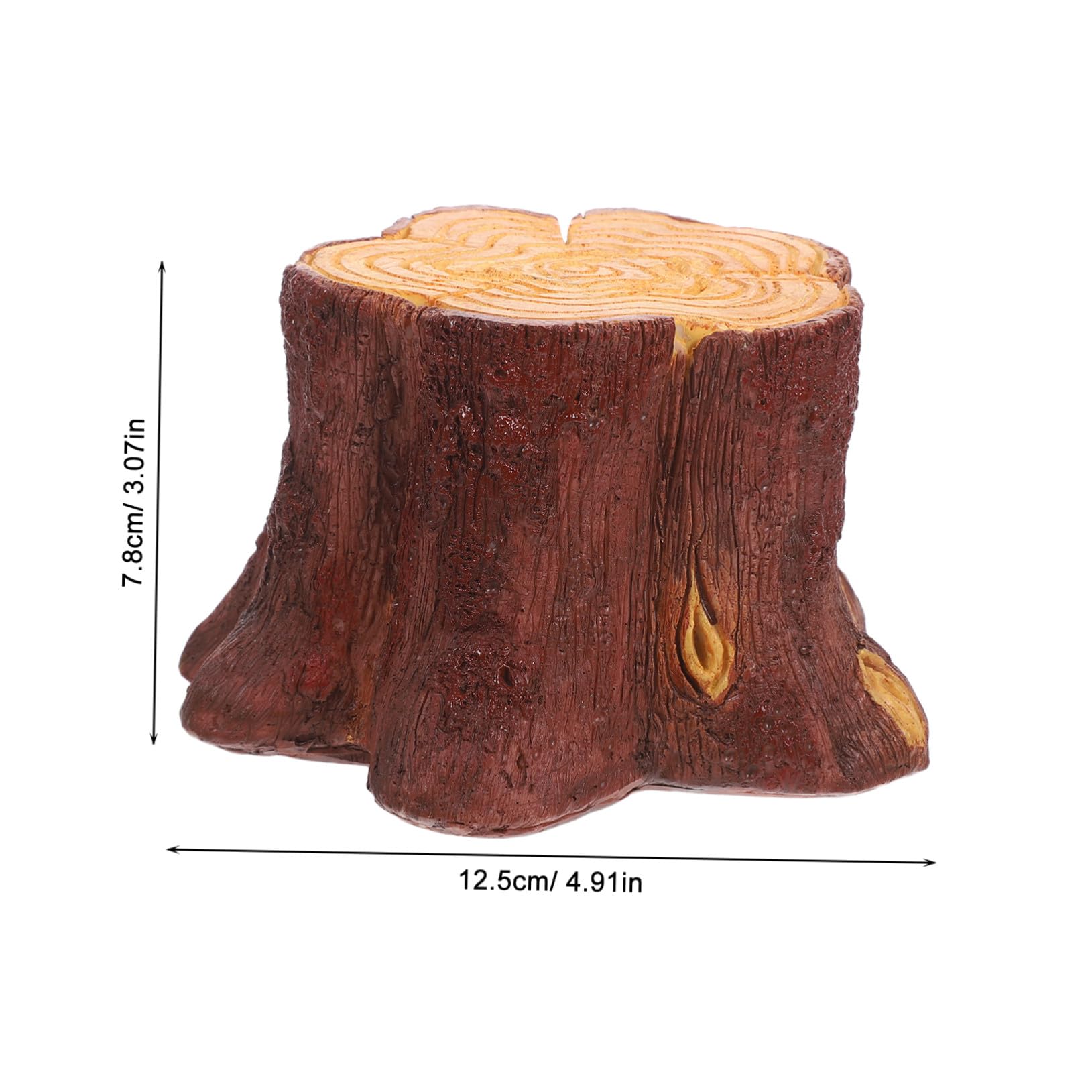 Lampada LED Finta Ceppo Legno con Fiamma Tremolante Luce Notturna USB da Tavolo in Resina Realistica Decorazione Ambientale Naturale e Romantica per Casa e Ufficio Lampada Compatta